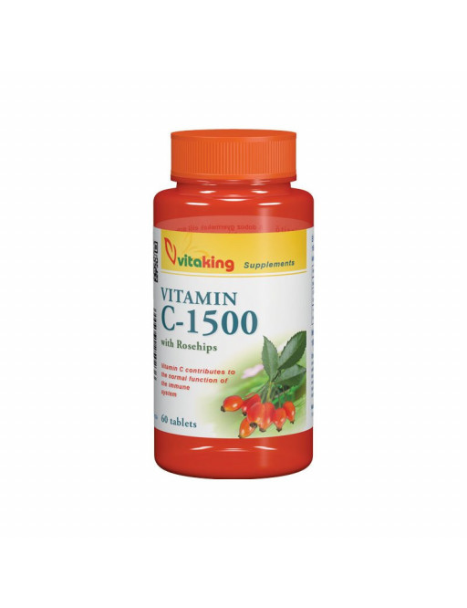 Vitaking C-vitamin 1500 mg csipkebogyó tabletta