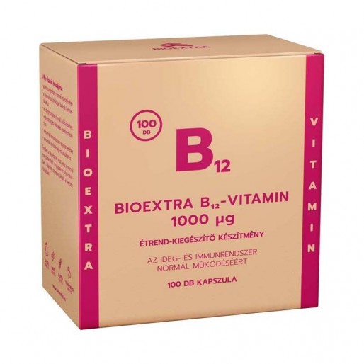 Bioextra B12 vitamin 1000 mcg kapszula - 100x