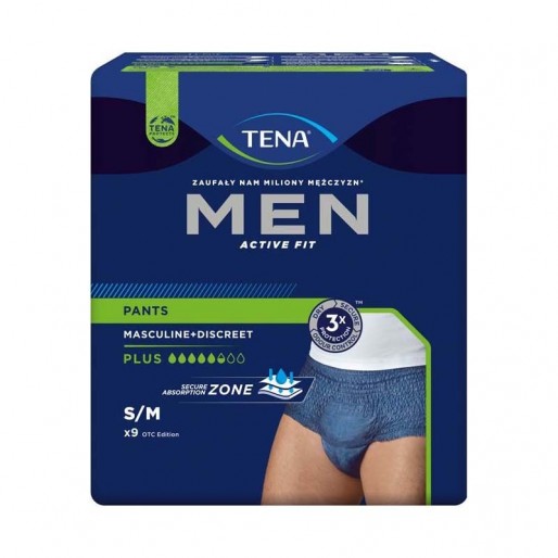 Tena Men Active Fit Pants Plus S/M