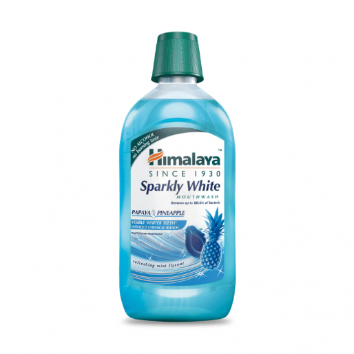 Himalaya Sparkly White gyógynövényes fogfehérítős szájvíz
