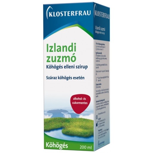 Klosterfrau Izlandi Zuzmó Köhögés Elleni Szirup - 200ml