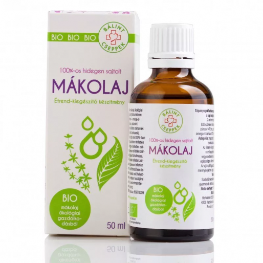 Bálint Cseppek Bio mákolaj