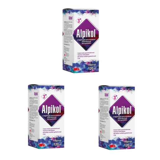 Alpikol gyógynövény cink szirup 3 darabtól