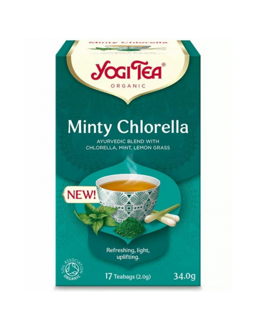 Yogi Tea® Mentás tea chlorella algával