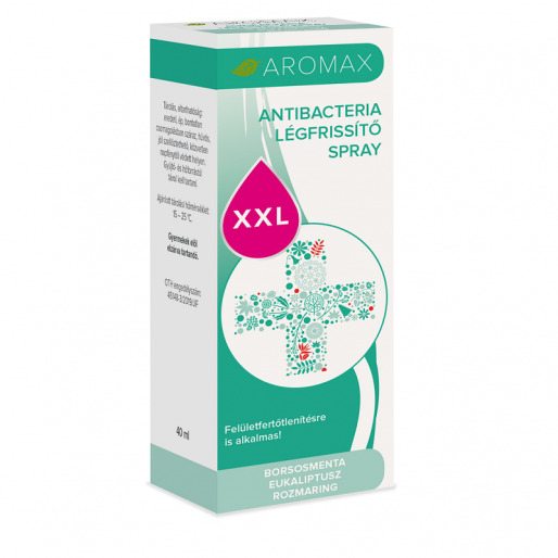Aromax Antibacteria légfrissítő borsmenta-eukaliptusz-rozmaring - 40ml