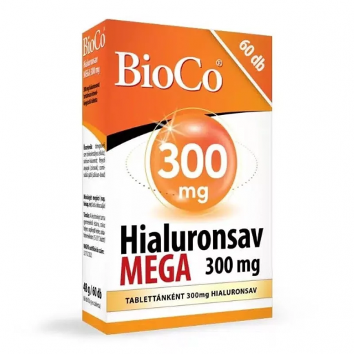 BioCo Hyaluronsav 300mg Mega tabletta