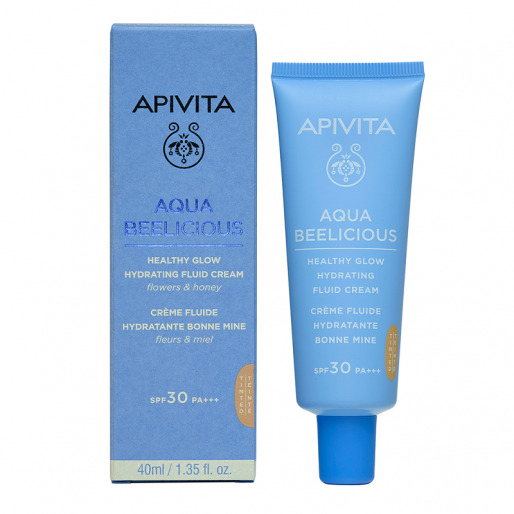 APIVITA  AQUA  Beelicious hidratáló fluid színezett SPF30