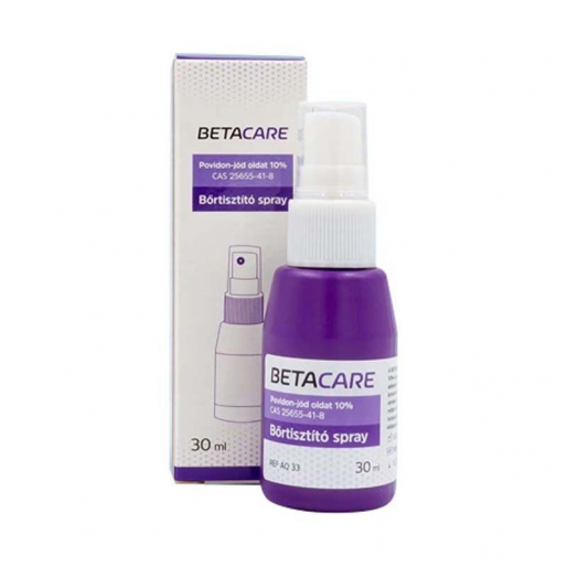 BETACARE povidon-jód 10% bőrtisztító spray