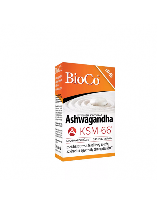 BioCo Ashwagandha KSM-66 vegán tabletta