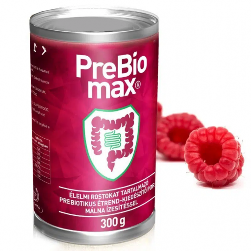 PreBioMax prebiotikus por málna ízű