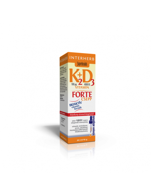 Interherb K2+D3 Vitamin Forte csepp