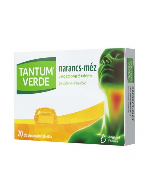 Tantum Verde narancs-méz 3mg szopogató tabletta