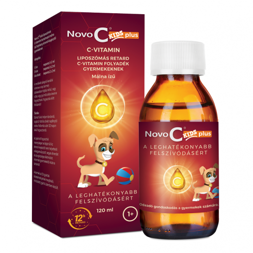 Novo C Kids liposzómás C-vitamin folyadék Málna