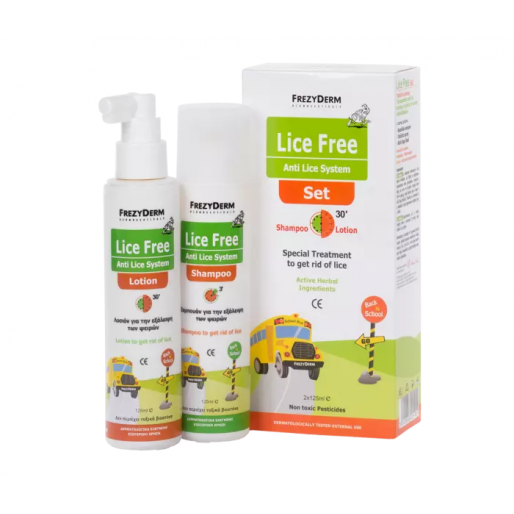 Frezyderm csomag tetűírtó sampon és spray -  2x125ml