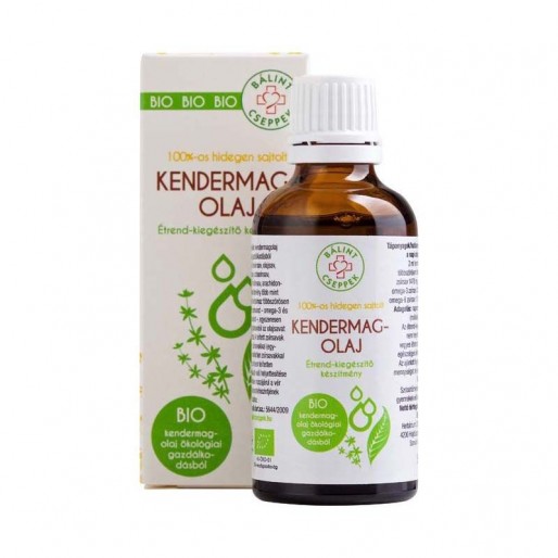 Bálint Cseppek Bio Kendermag olaj - 50ml