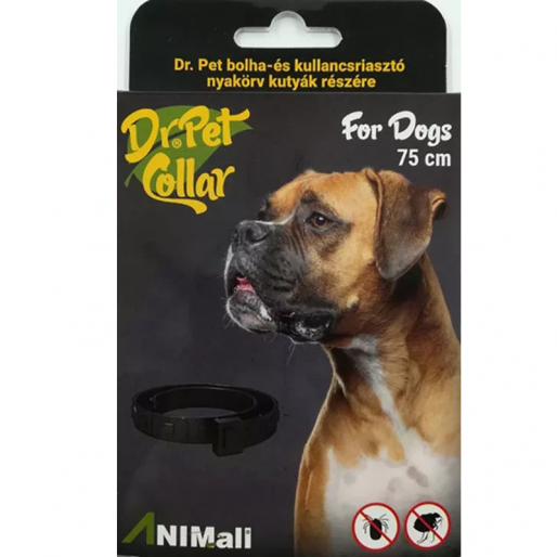 Dr. Pet bolha-és kullancsriasztó nyakörv kutyáknak 75cm
