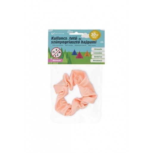 Elysium kullancs/tetű/szúnyog hajgumi pink szatén