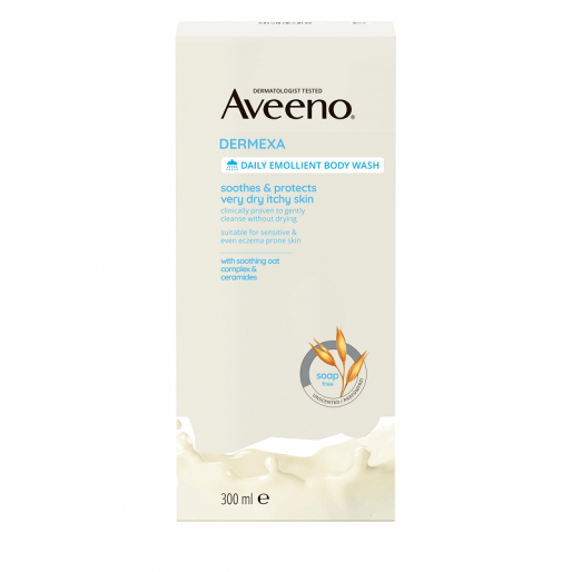 Aveeno Dermexa tusfürdő bőrpuhító illatmentes