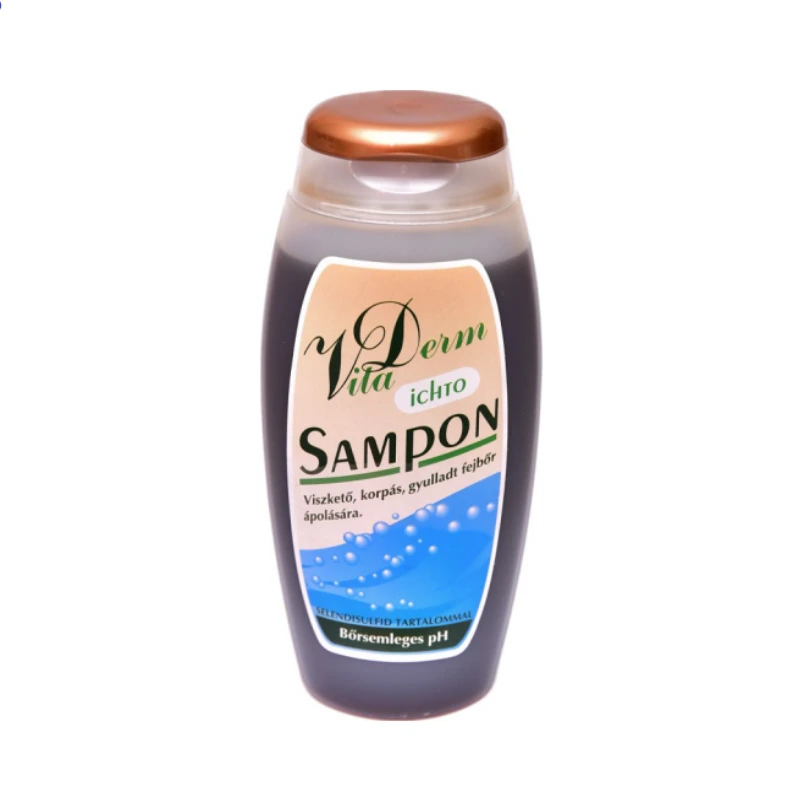 Vita-Derm sampon viszkető, korpás, gyulladt fejbőr ápolására