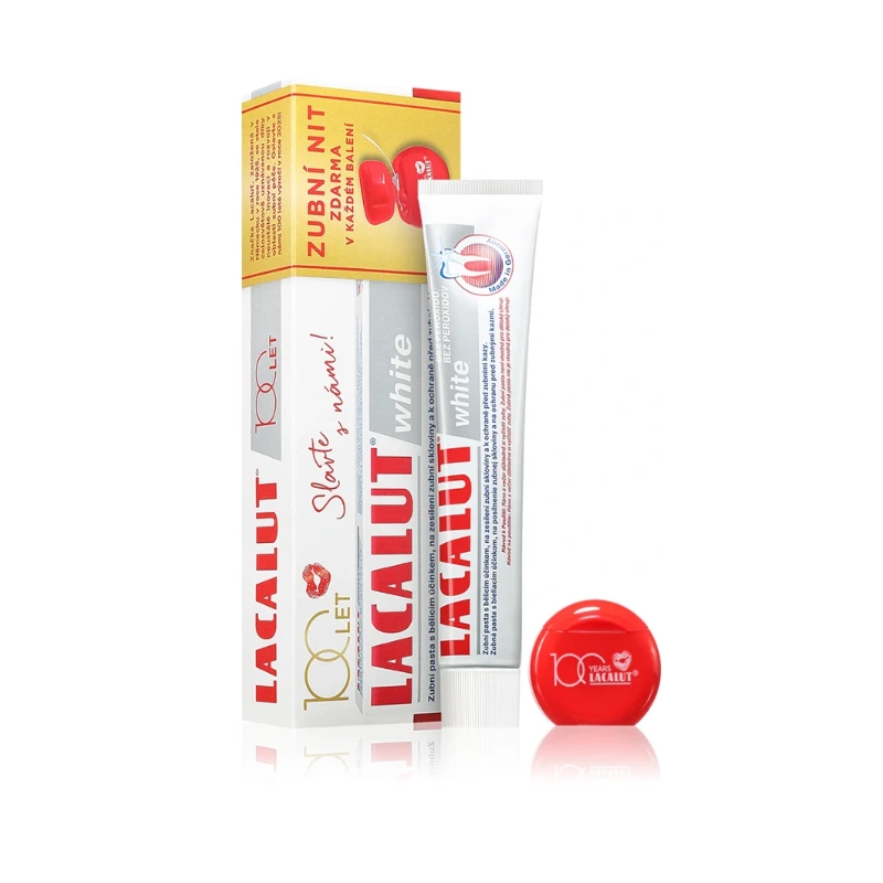 Lacalut White Fogkrém + fogselyem