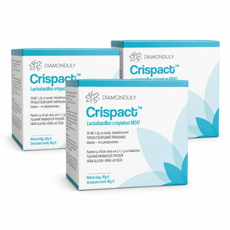 Crispact ™ hüvelyflóra probiotikumpor csomag 3 darab
