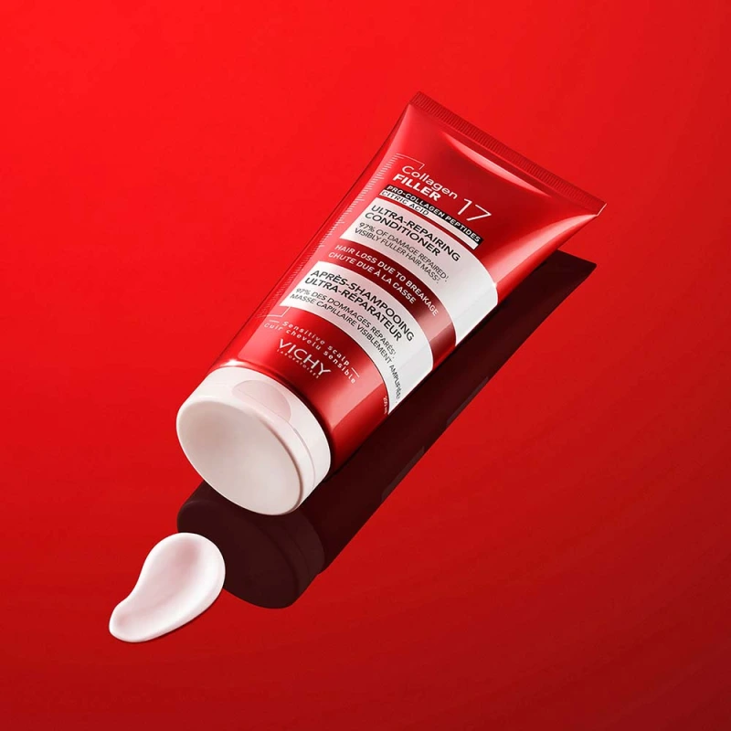 VICHY Dercos Collagen 17 Filler Ultra-regeneráló hajbalzsam