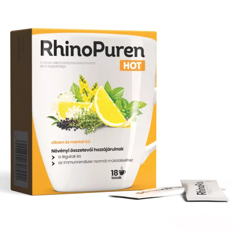 RhinoPuren HOT citrom és mentol ízű