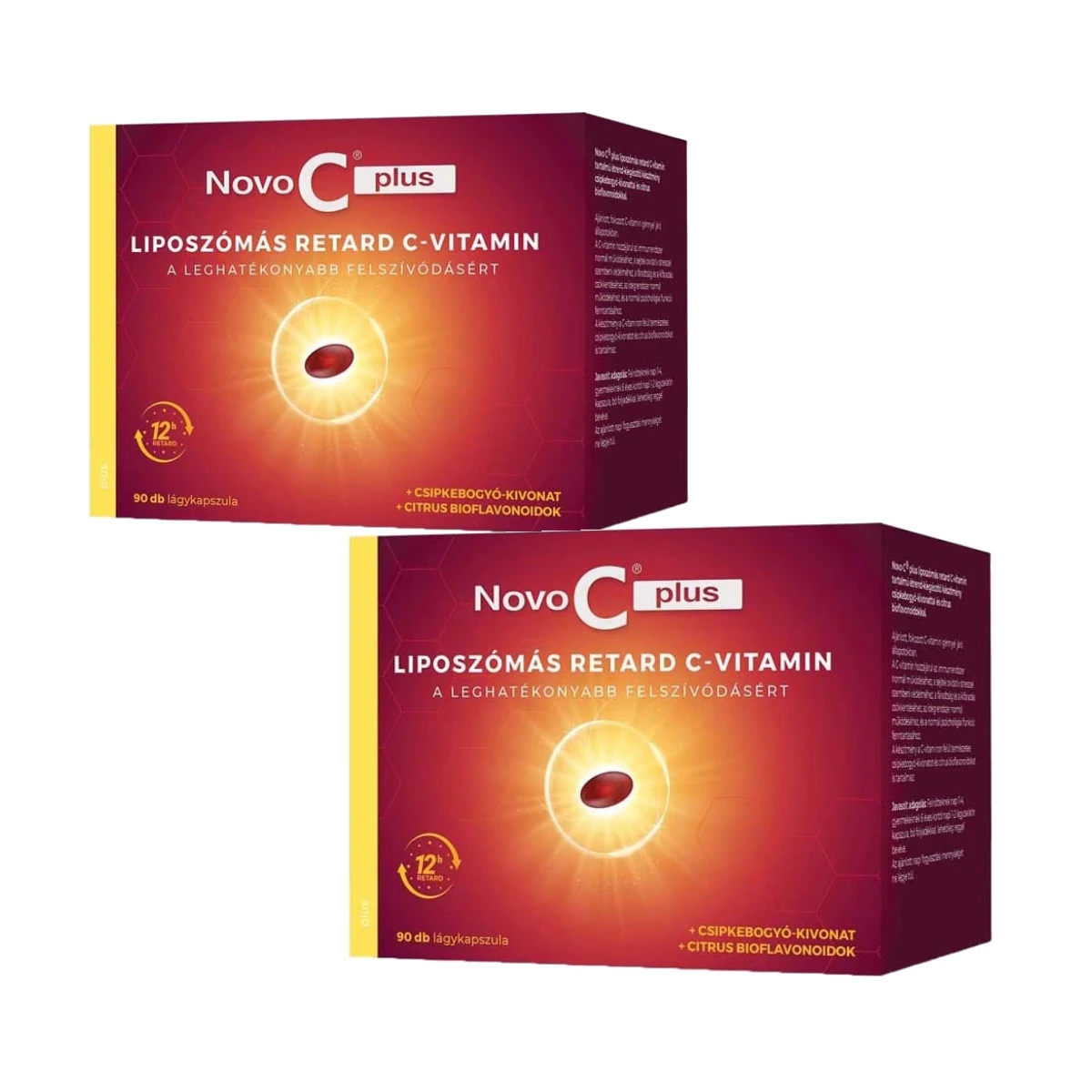 Novo C Plus liposzómás C-vitamin kapszula csomag 2x90szem