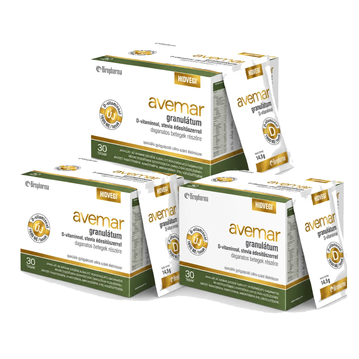 Avemar granulátum D-vitaminnal csomag 3 doboz (3x30tasak)