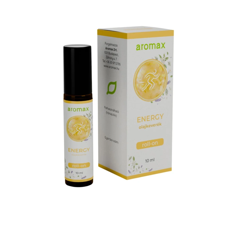 Aromax Energy olajkeverék roll-on
