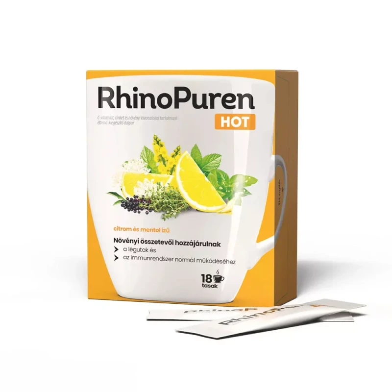 RhinoPuren HOT citrom és mentol ízű