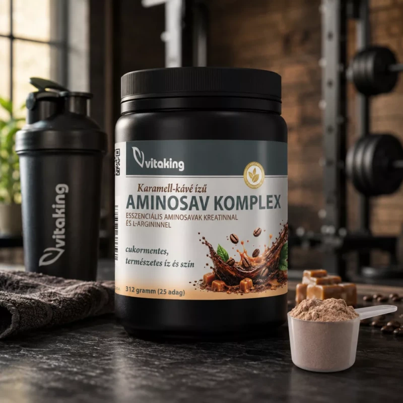 Vitaking Aminosav komplex (karamell-kávé)