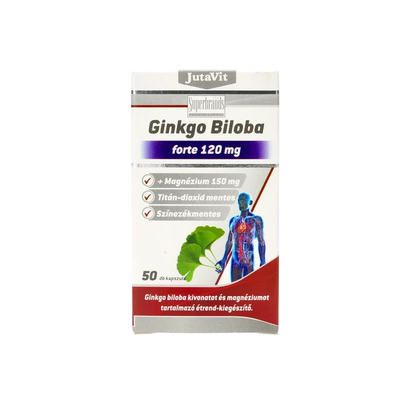JutaVit Ginkgo Biloba Forte 120 mg + Magnézium 150 mg kapszula