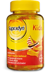 Supradyn Kids Multivitamin + Omega-3 Gumicukor