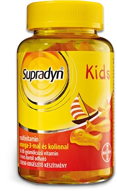 Supradyn Kids Multivitamin + Omega-3 Gumicukor