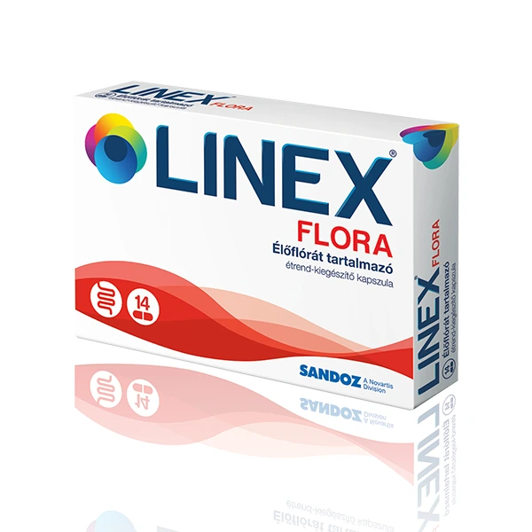Linex Flora étrend kiegészítő kapszula