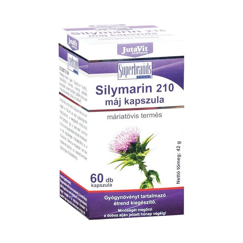 Jutavit Silymarin Máj Egészsége 210mg kapszula