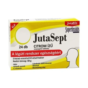 Jutavit Jutasept citrom ízű szopogató tabletta