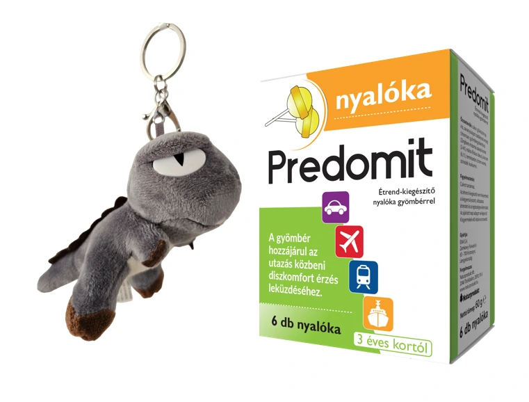 Predomit  Étrend-kiegészítő nyalóka gyerekeknek hányinger ellen