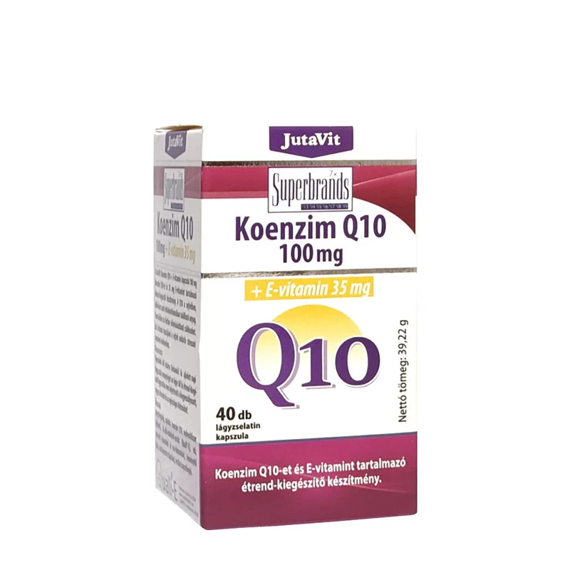 Jutavit Koenzim Q10 100mg + E-vitamin 35mg lágyzselatin kapszula