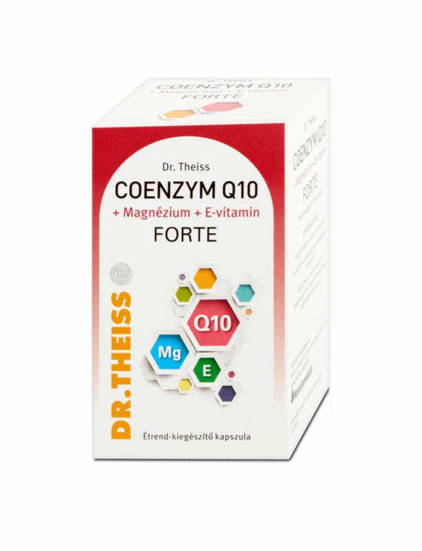 Dr. Theiss Coenzym Q10+Magnézium+E-vitamin FORTE kapszula