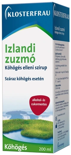 Klosterfrau Izlandi Zuzmó Köhögés Elleni Szirup