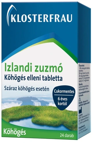 Klosterfrau Izlandi Zuzmó Szopogató Tabletta