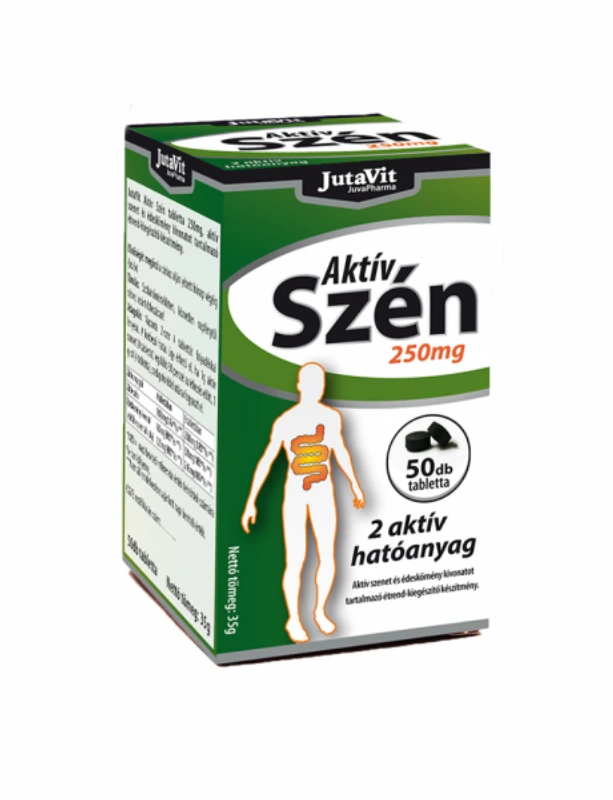 Jutavit Aktív Szén 250Mg Tabletta