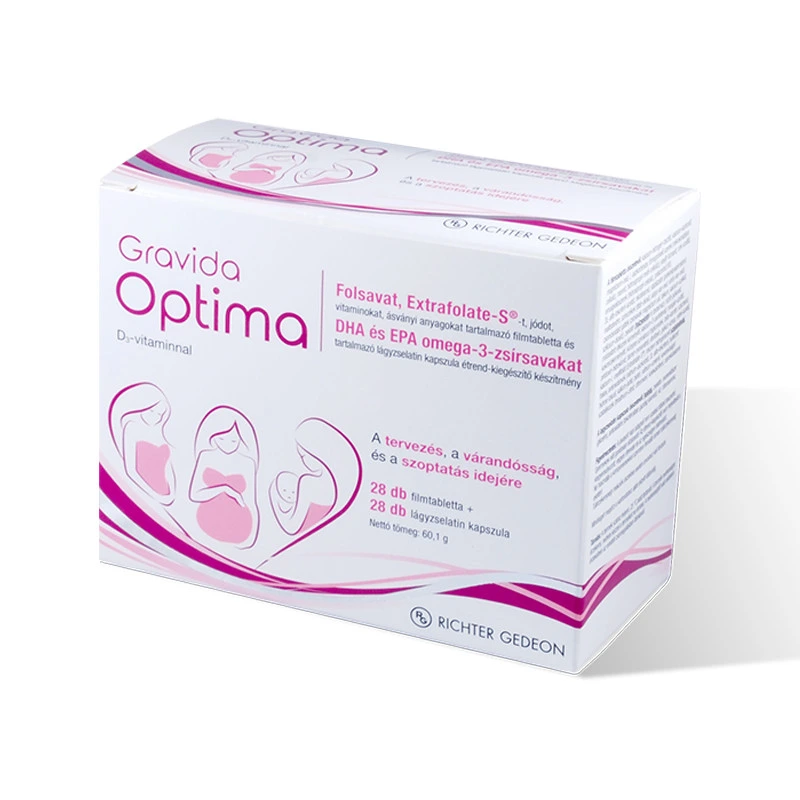 Gravida Optima Filmtabletta + Kapszula 28+28db