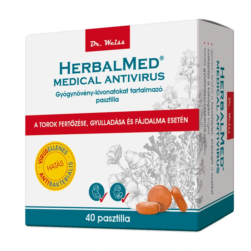 Herbalmed Medical Gyógynövény Pasztilla