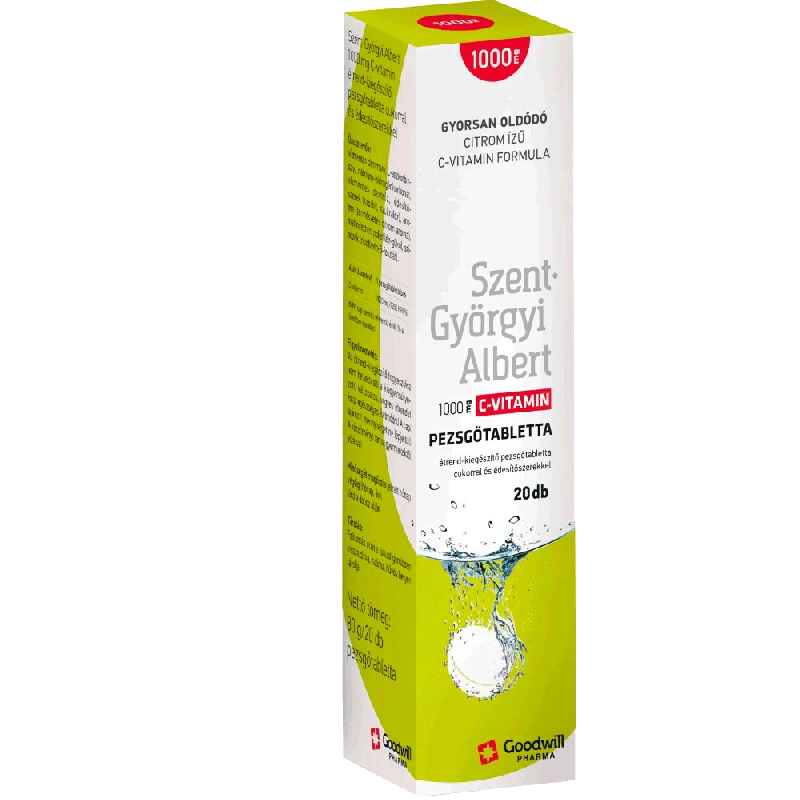 Goodwill Szent-Györgyi Albert 1000 Mg C-Vitamin Pezsgőtabletta