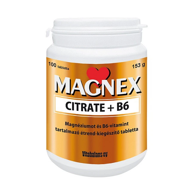 Magnex Citrate + B6 tabletta