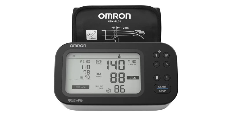 OMRON M7 Intelli IT Intellisense felkaros okos-vérnyomásmérő pitvarfibrilláció (AFib) üzemmóddal