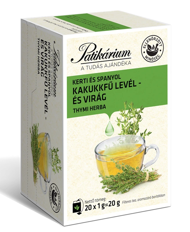 Patikárium Kakukkfű Levél És Virág filteres tea